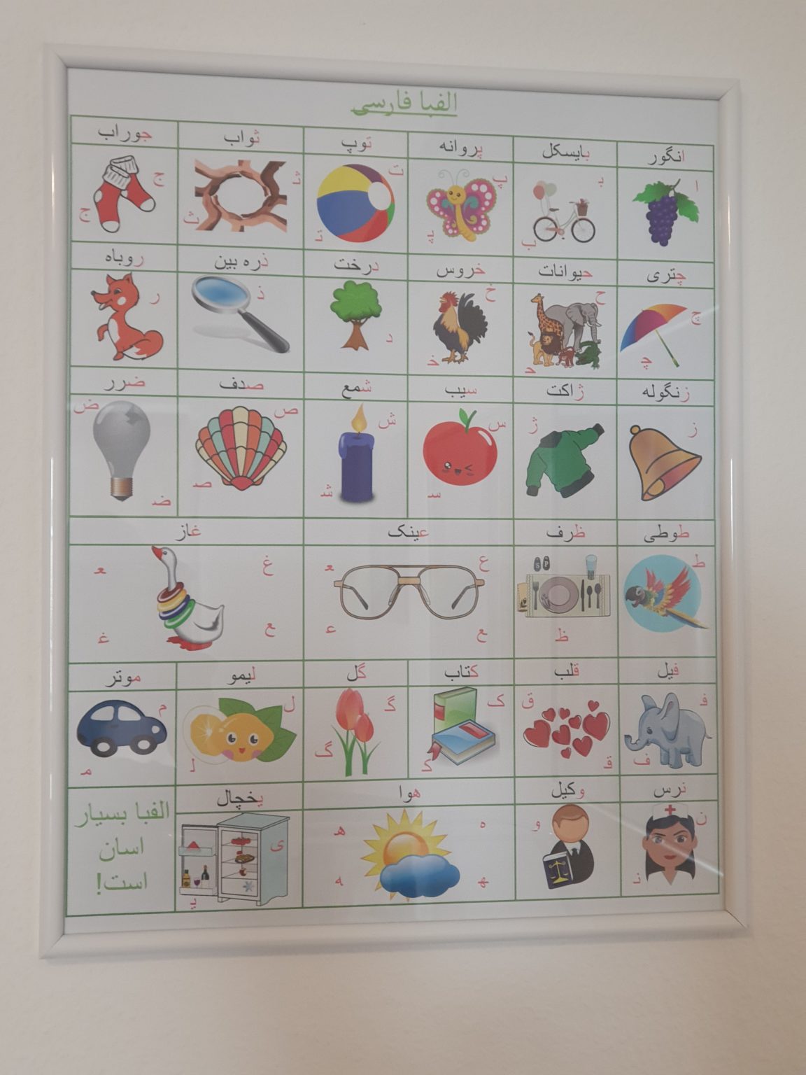 Alefbā das persische Alphabet